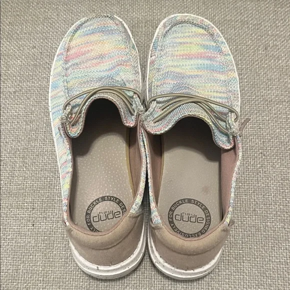 Hey Dude Aurora White shoes, size 7. - Picture 6 of 9